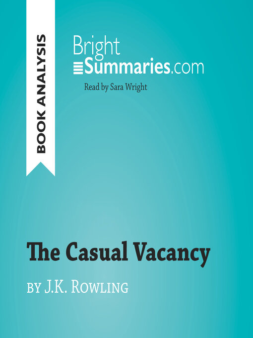 Title details for The Casual Vacancy by J.K. Rowling (Book Analysis) by Bright Summaries - Available